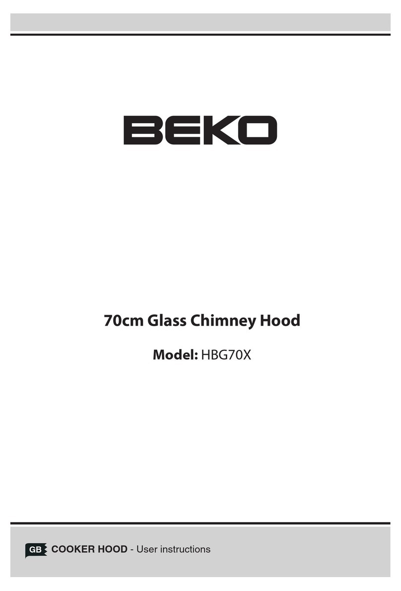 Beko HBG70X User instructions