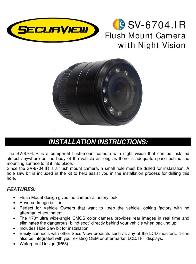 SecurView SecurView SV-6704.IR installation instructions