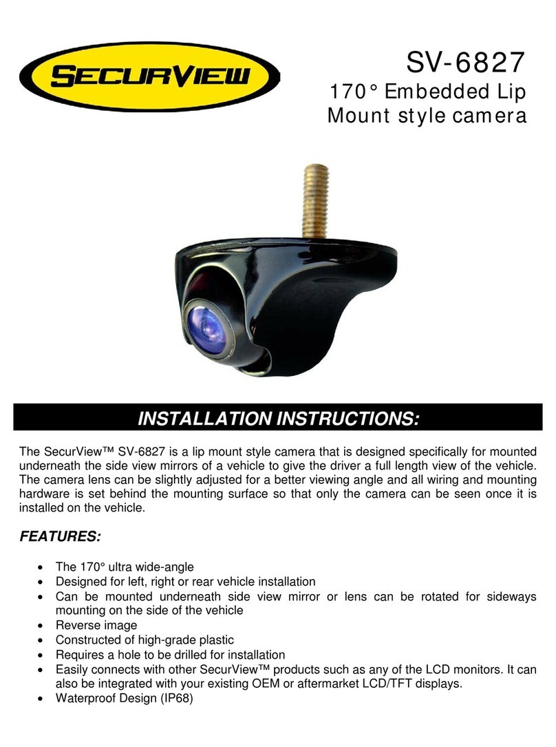SecurView SecurView SV-6827 installation instructions