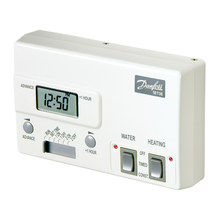 Danfoss SET 3E User manual