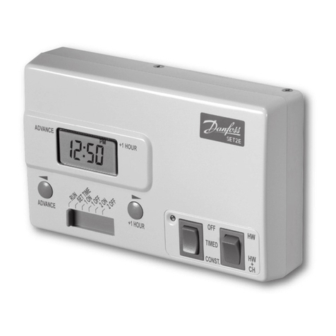 Danfoss SET2E Installation & user's instructions Danfoss SET2E Installation & user's instructions