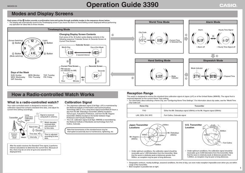 Casio 3390 User manual Casio 3390 User manual