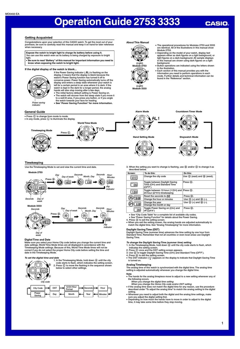 Casio 2753 User manual