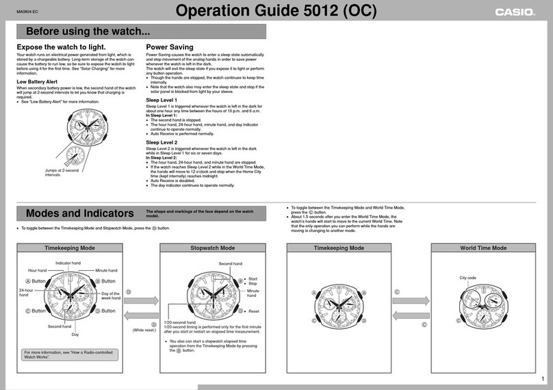 Casio 5012 (OC) User manual
