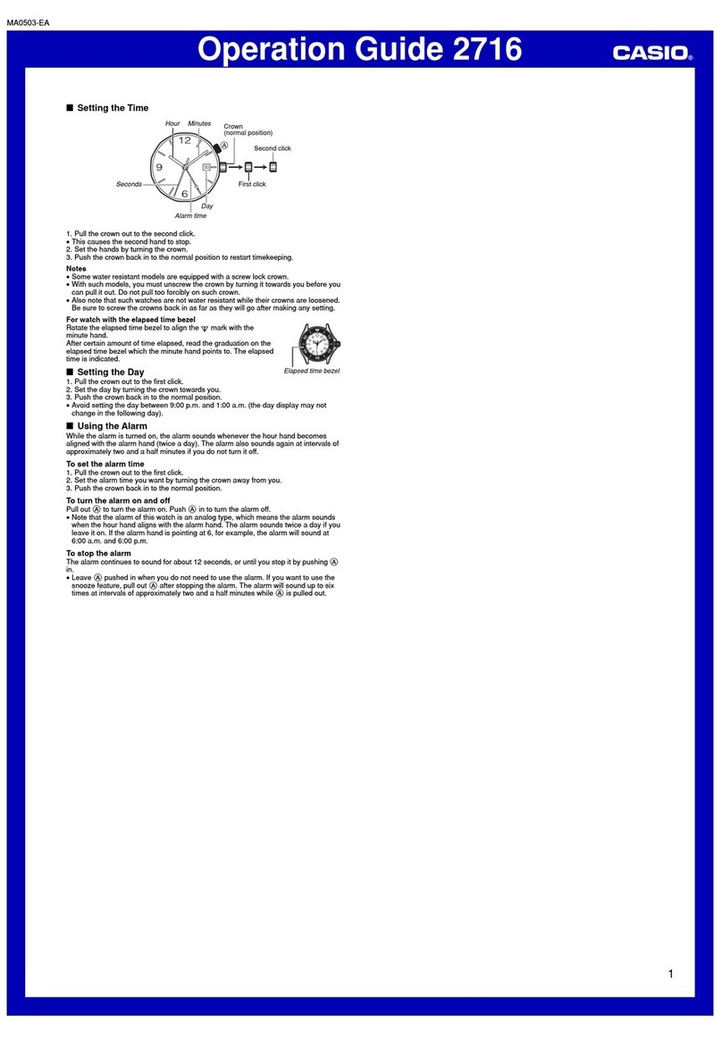 Casio 2716 User manual Casio 2716 User manual