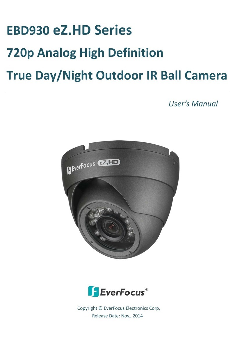 EverFocus EBD930 eZ.HD Series User manual