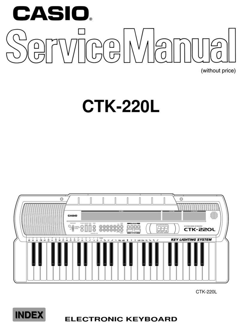 Casio CTK-220L Service manual
