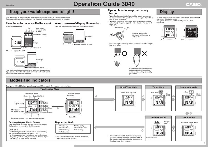 Casio 3040 User manual Casio 3040 User manual