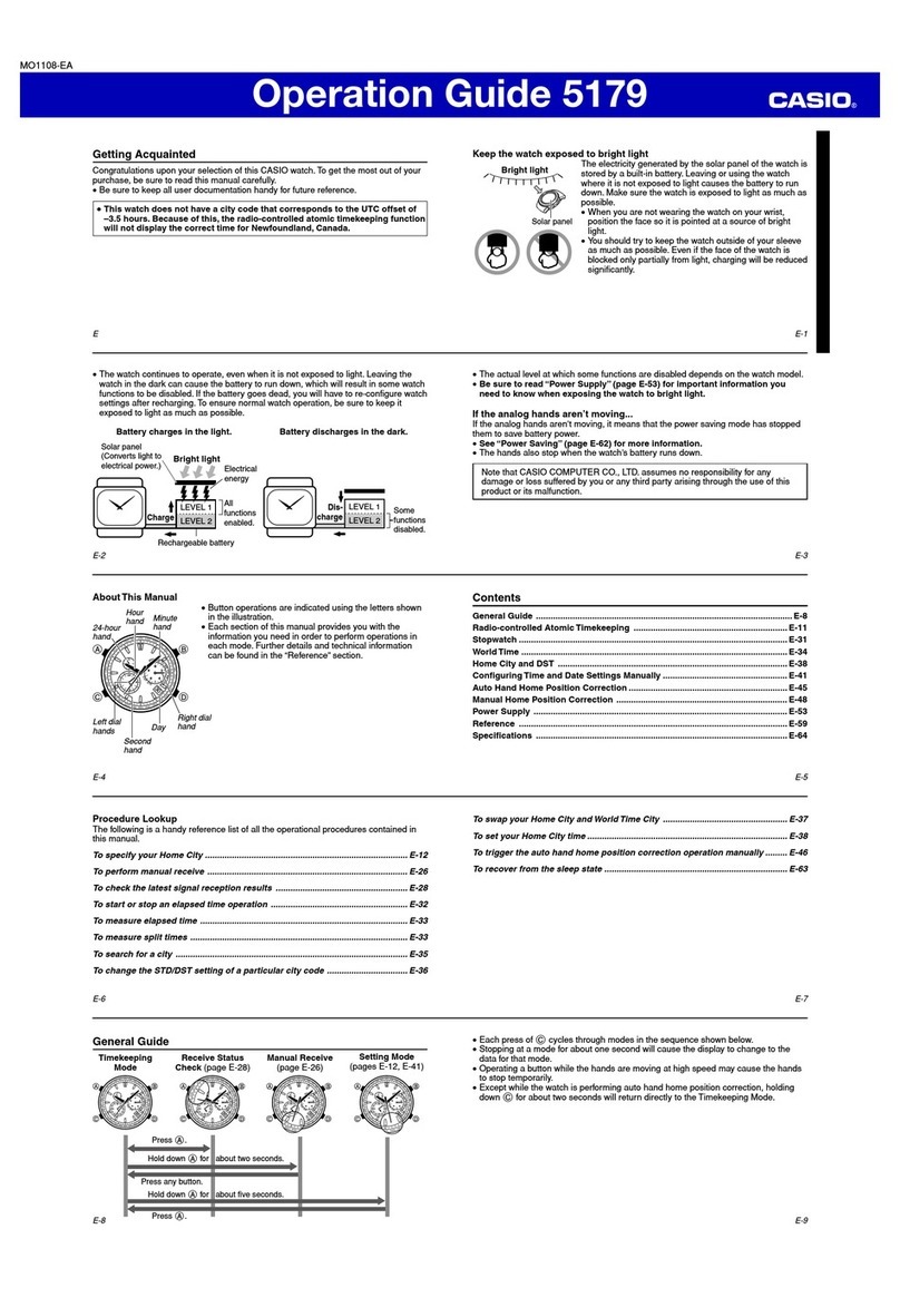 Casio 5179 User manual Casio 5179 User manual