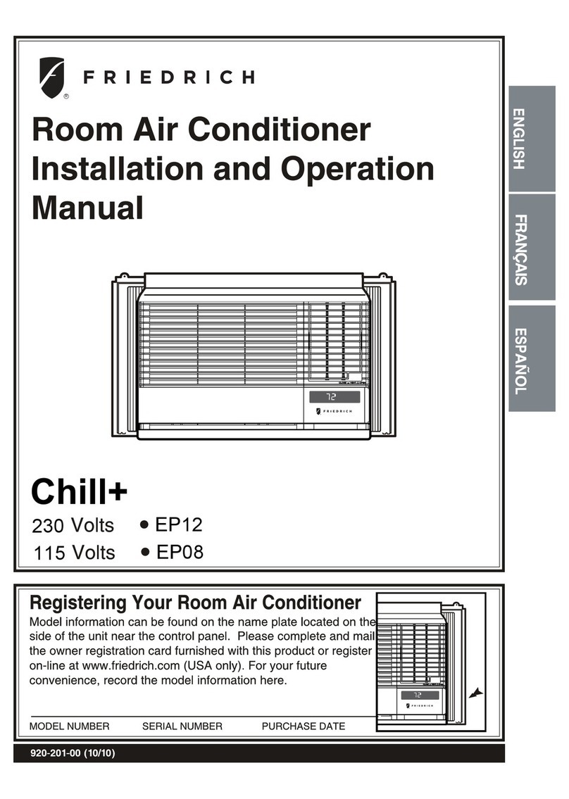 Friedrich EP12 User manual