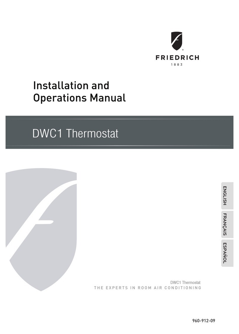 Friedrich DWC1 User manual