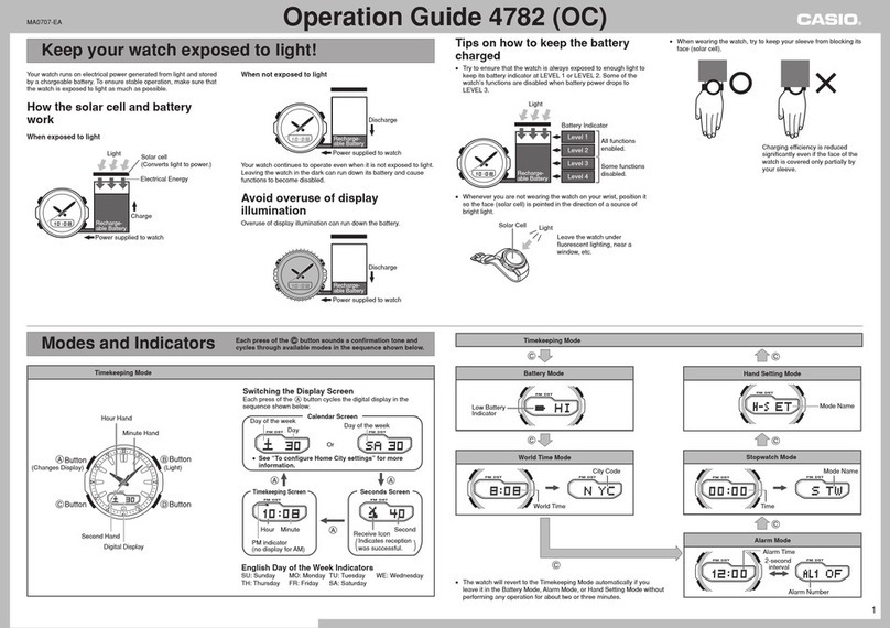Casio 4782 (OC) User manual Casio 4782 (OC) User manual