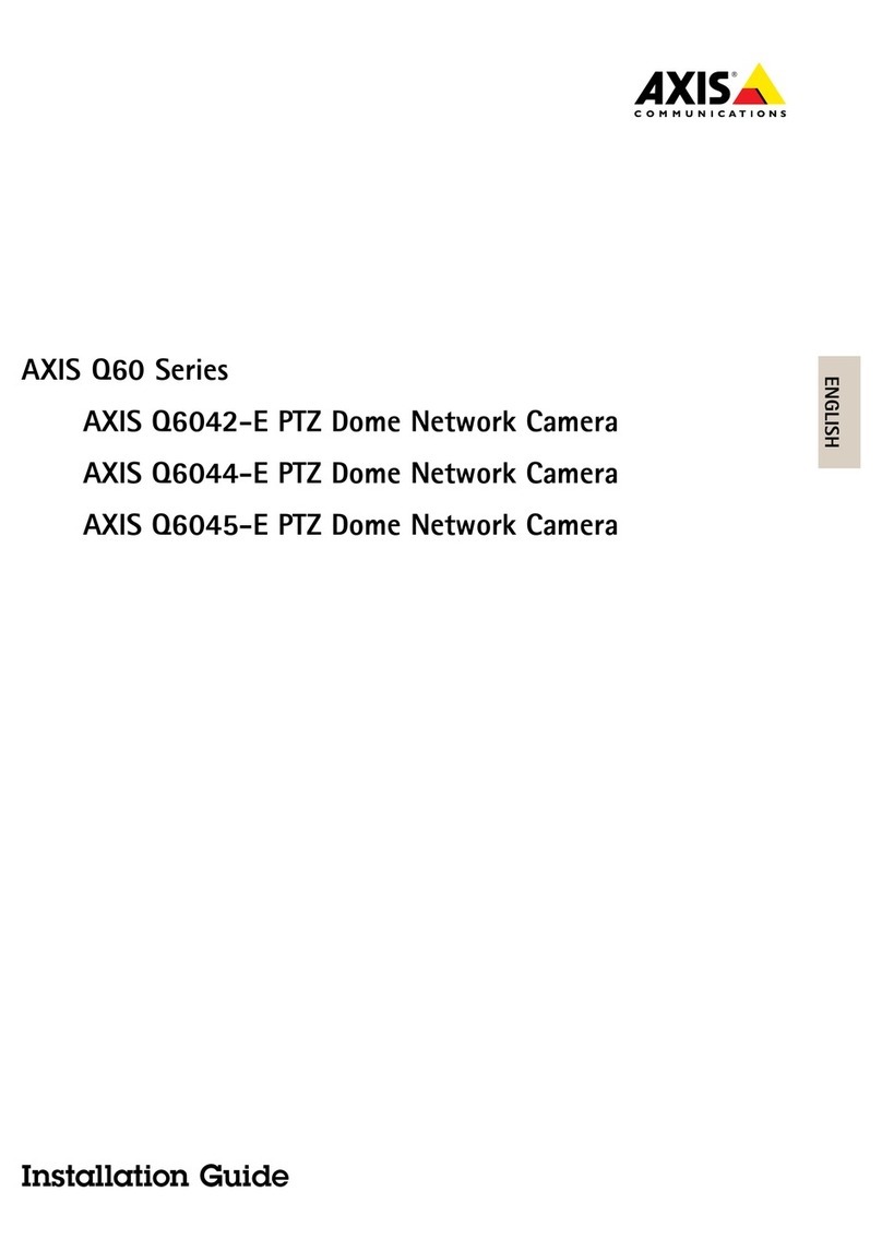 Axis AXIS Q6042-E User manual