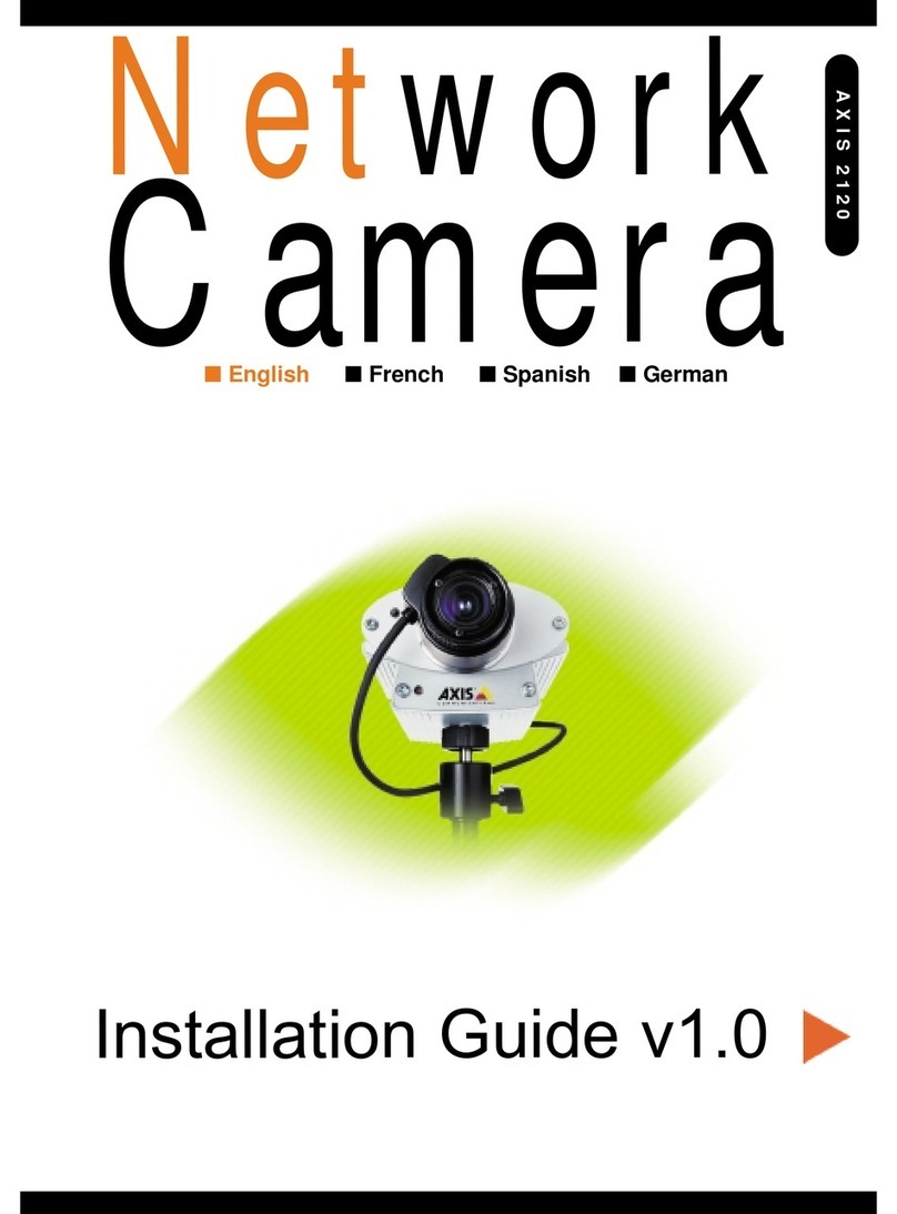 Axis NETWORK CAMERA 2120 User manual Axis NETWORK CAMERA 2120 User manual