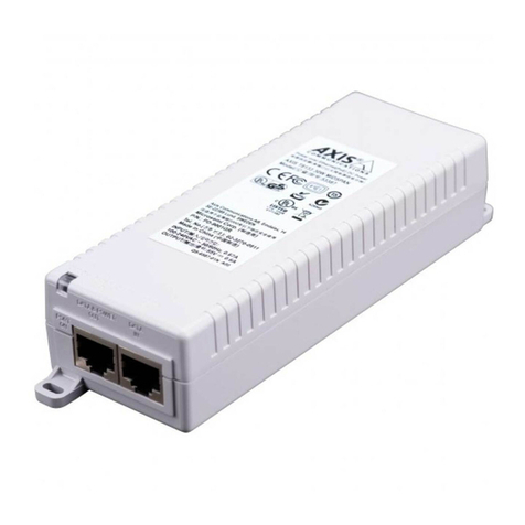 Axis T8133 Midspan 30W User manual Axis T8133 Midspan 30W User manual