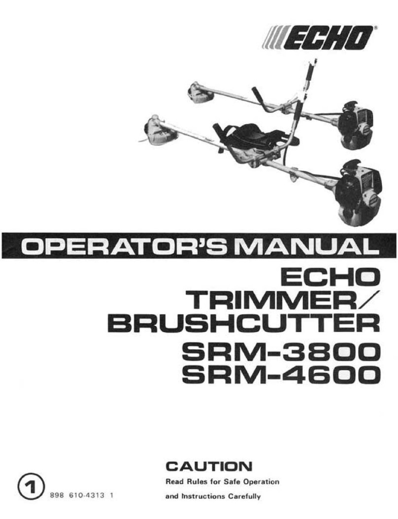 Echo SRM-3800 User manual