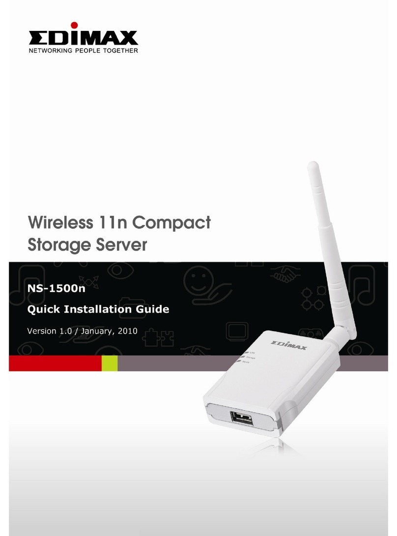 Edimax NS-1500n Quick installation guide Edimax NS-1500n Quick installation guide
