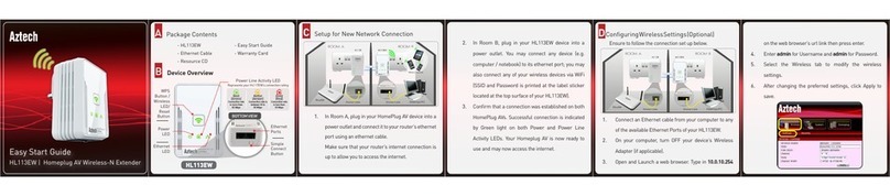 Aztech HL113EW Instructions for use Aztech HL113EW Instructions for use