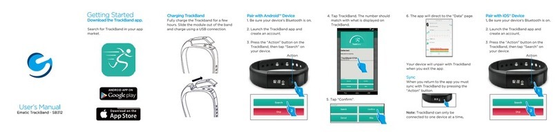 E-matic TrackBand SB312 user manual