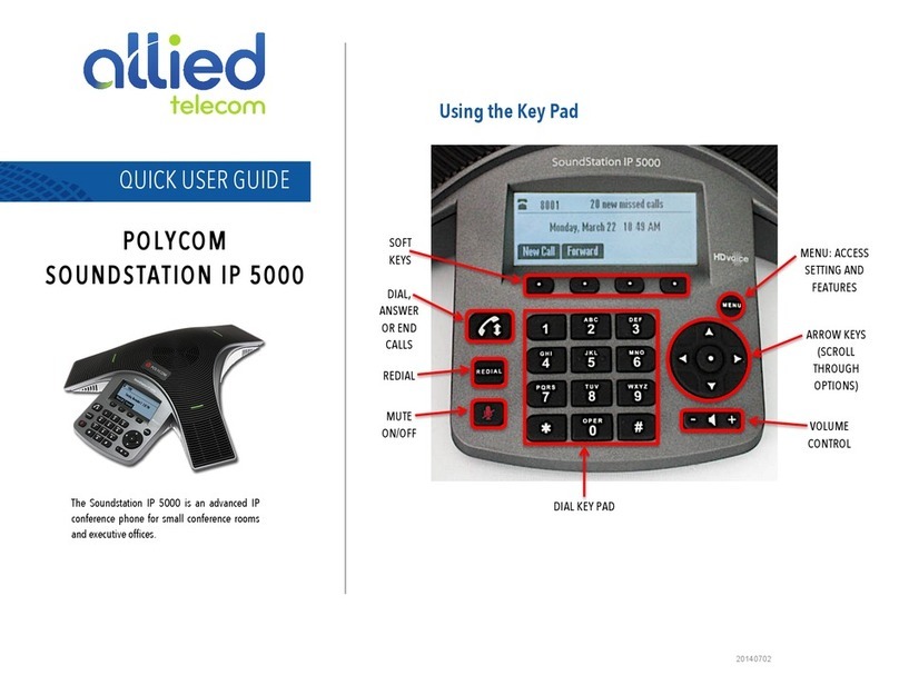 Polycom SoundStation IP 5000 Instruction manual
