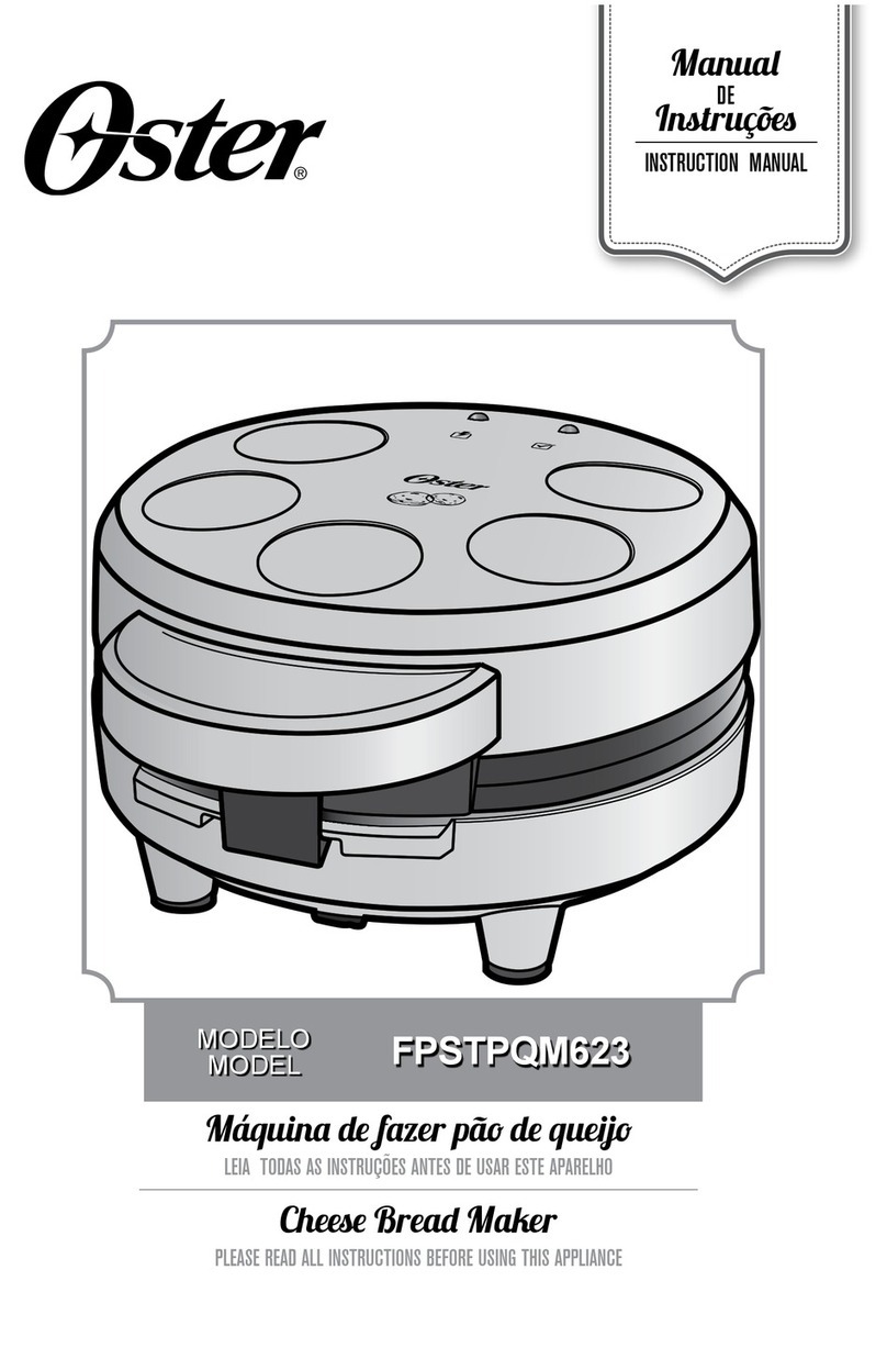 Oster FPSTPQM623 instruction manual