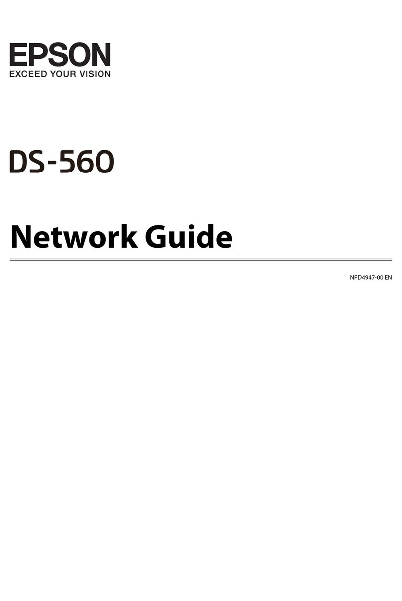 Epson DS-560 Installation and maintenance instructions