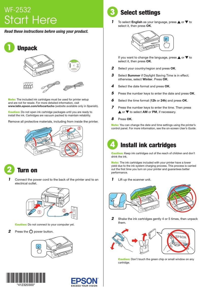 Epson WF-2532 Instruction Manual