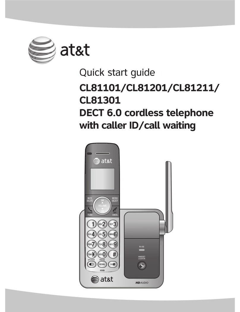 AT&T CL81101 User manual