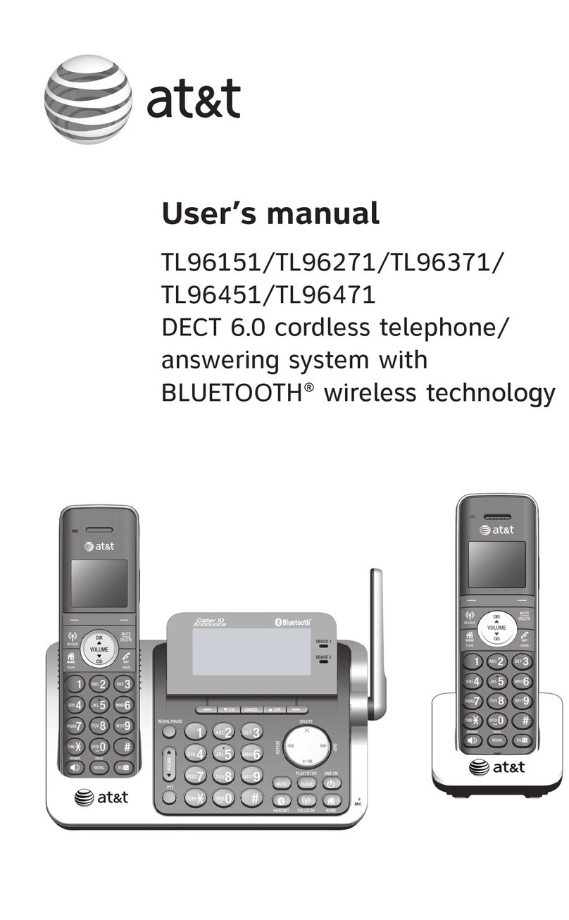 AT&T TL96371 User manual