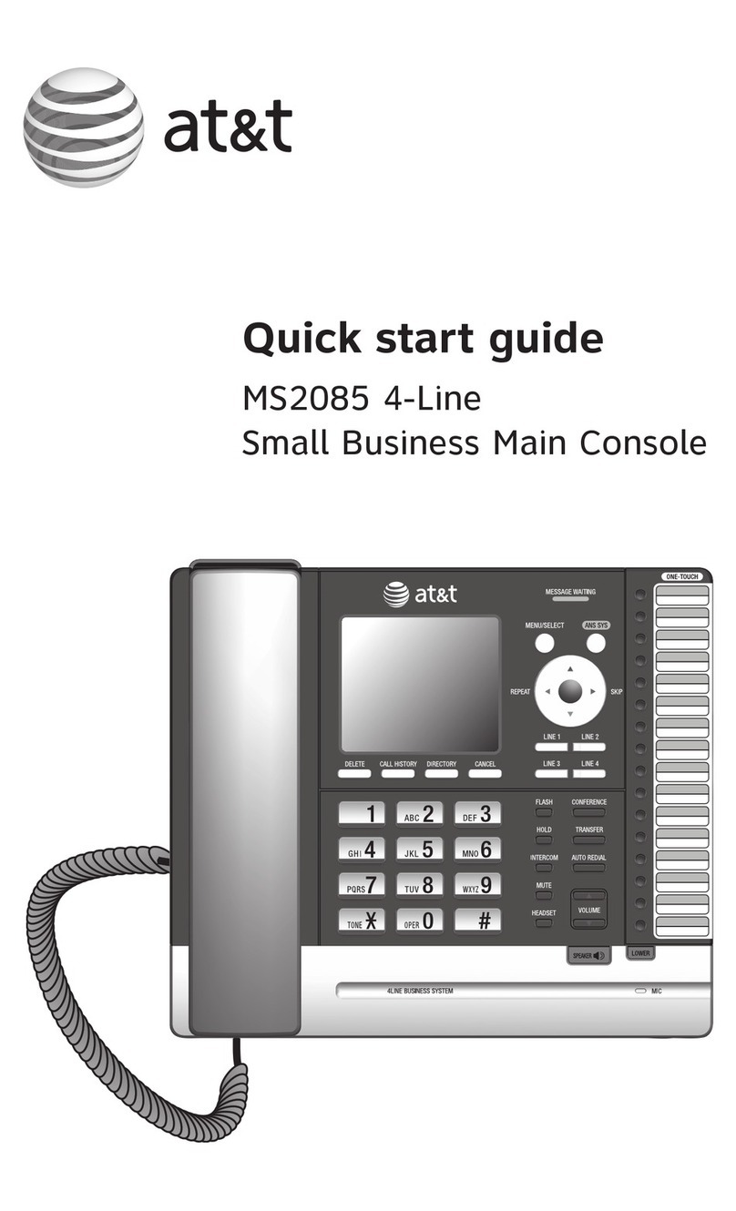 AT&T MS2085 User manual