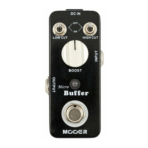 Mooer Micro Buffer owner's manual
