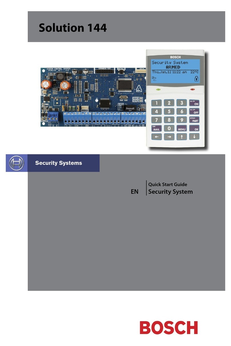 Bosch Solution 144 User manual