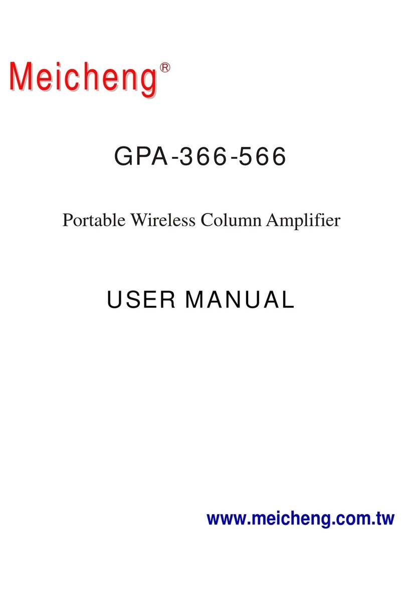 Meicheng GPA-366-566 user manual