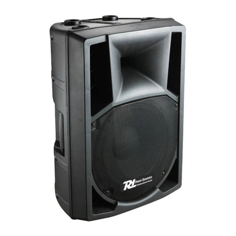 Power Dynamics 178.843 PD-12A MP3 12Inch User manual
