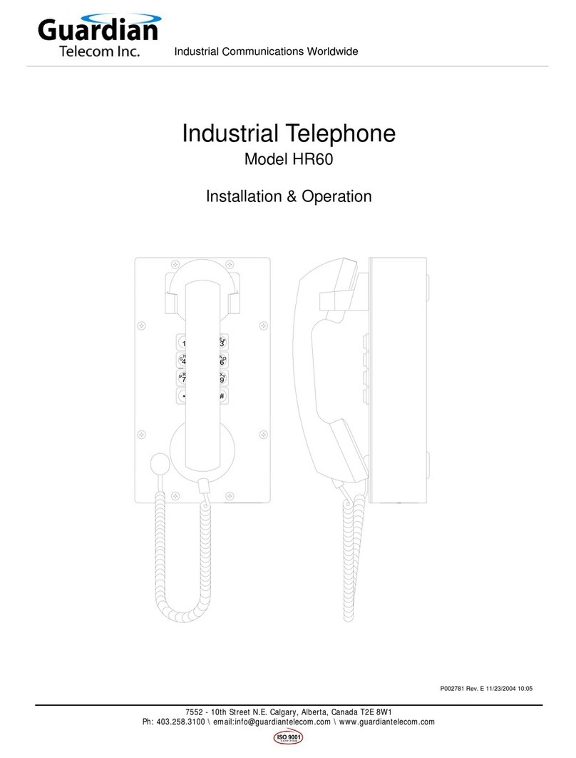 Guardian HR60 Installation & operation