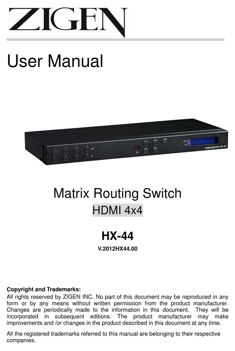 Zigen HX-44 User manual