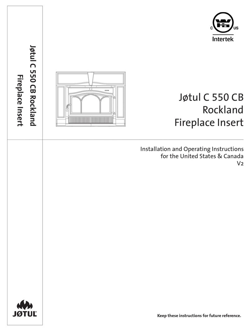 Intertek Jotul C 550 CB Rockland User manual