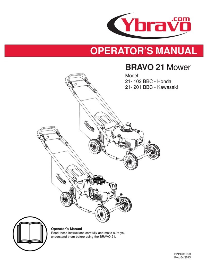Ybravo BRAVO 21- 201 BBC Operator's manual