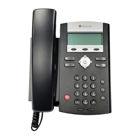 Polycom SoundPoint IP 331 User manual