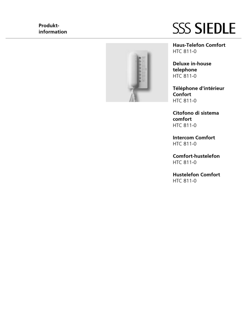 SSS Siedle Siedle HTC 811-0 Product information