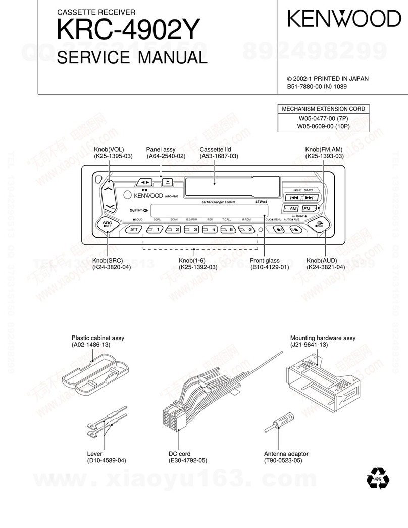 Kenwood KRC-4902Y Service manual