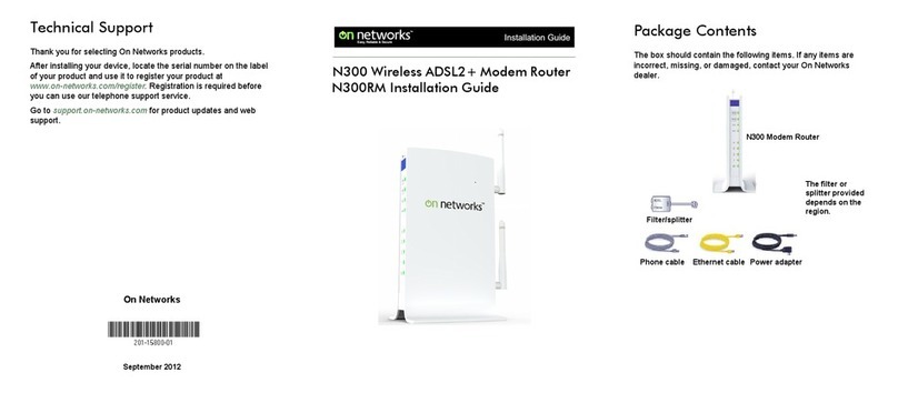 on networks N300 User manual