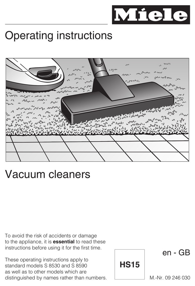 Miele HS15 User manual