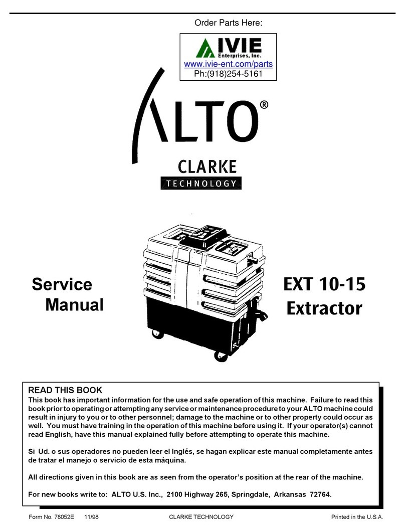 Clarke EXT 10-15 User manual