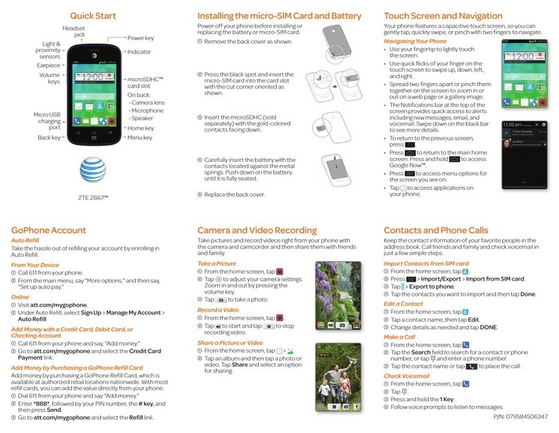 Zte Z667 User manual