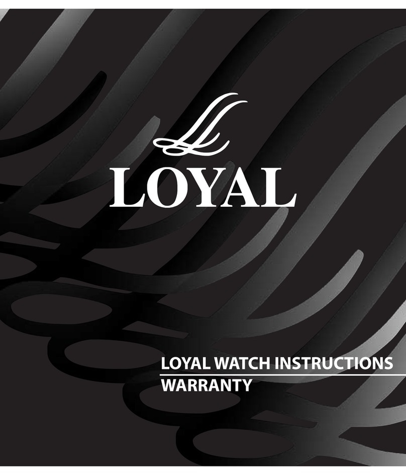 Loyal Hands Watch manual