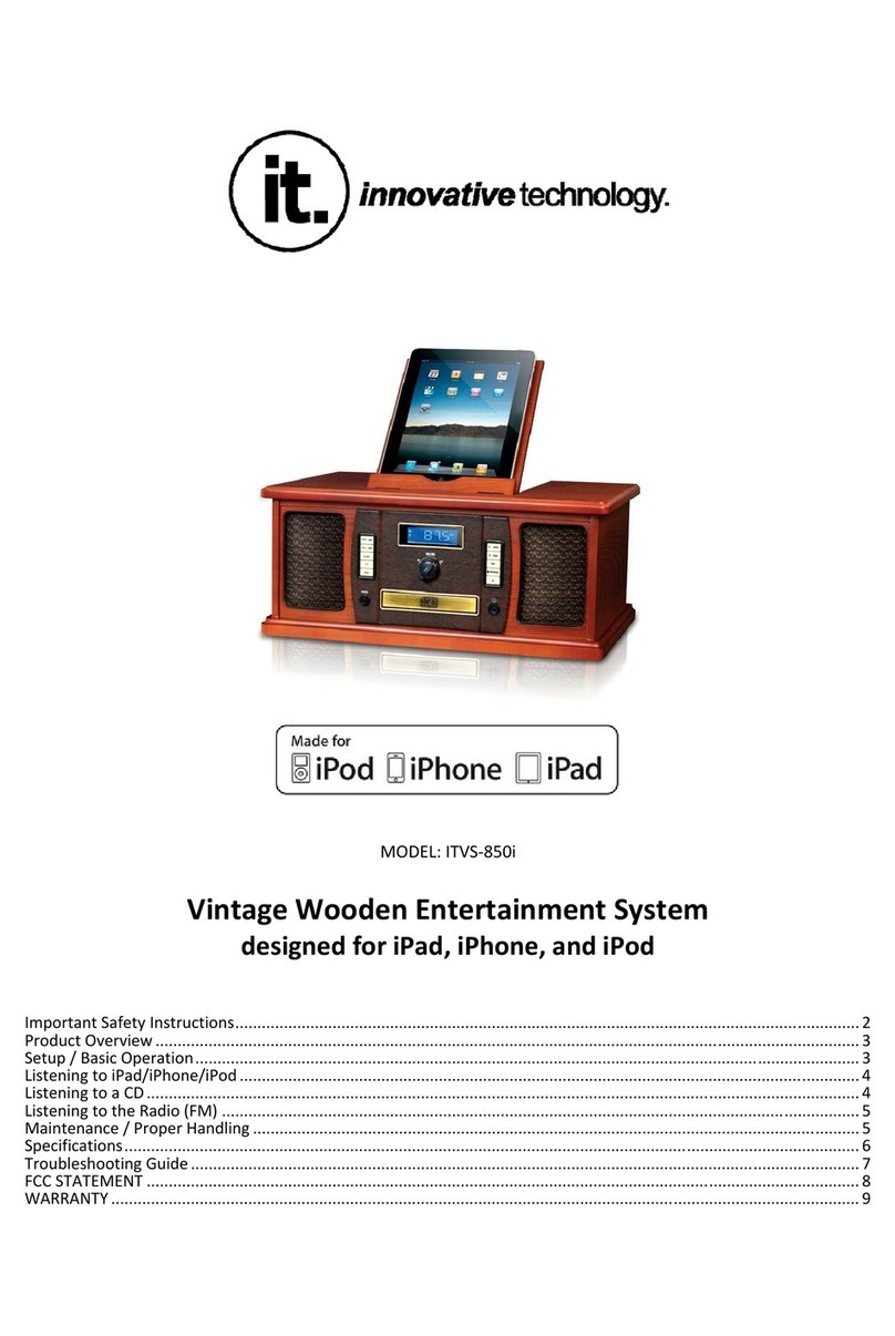 Innovative Technology ITVS?850i User manual
