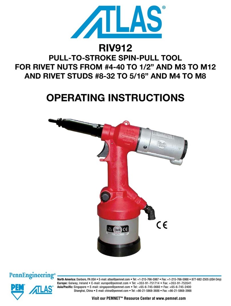 Atlas RIV912 operating instructions