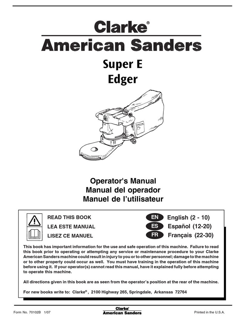 Clarke Super E User manual Clarke Super E User manual
