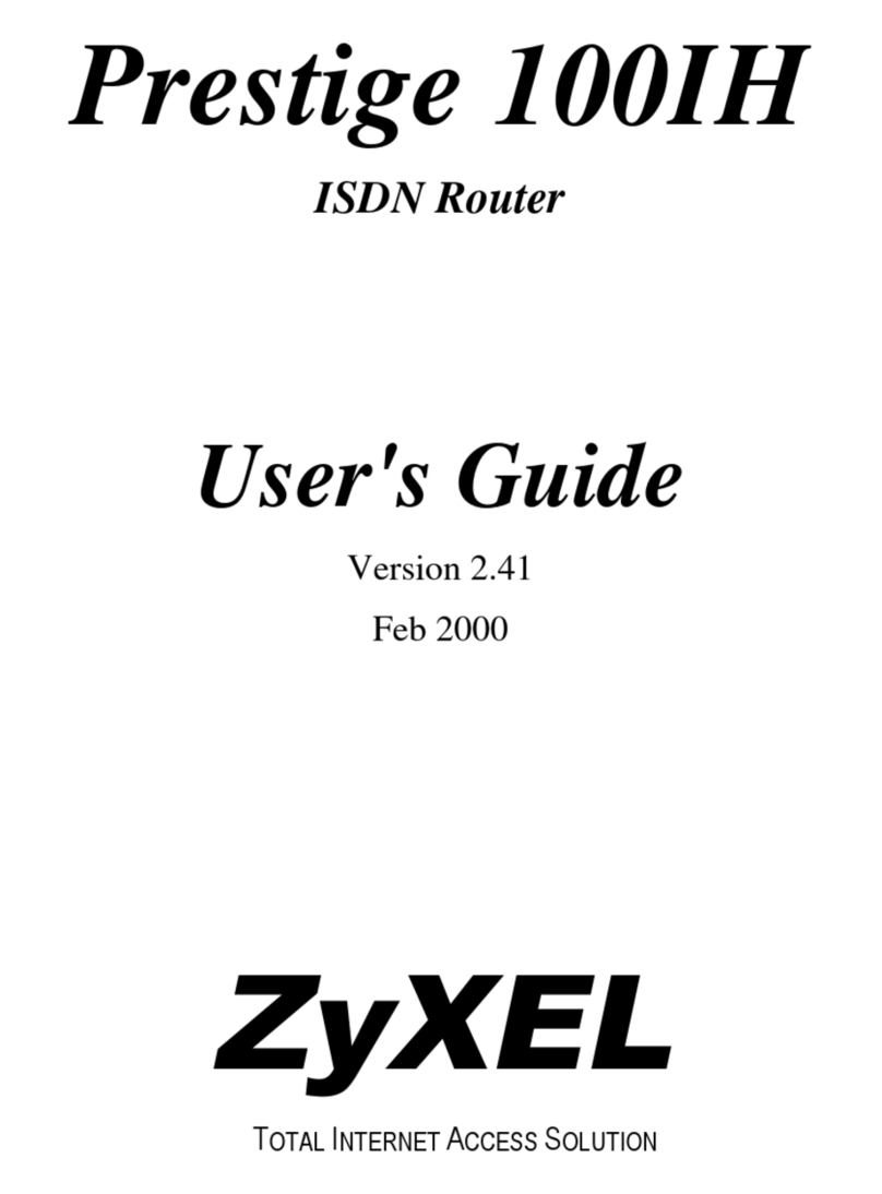 ZyXEL Communications Prestige 100IH user guide